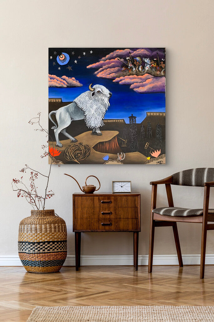 "A Good Place to be From" Print on Canvas