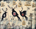 "Birds on a Wire" Print on Paper