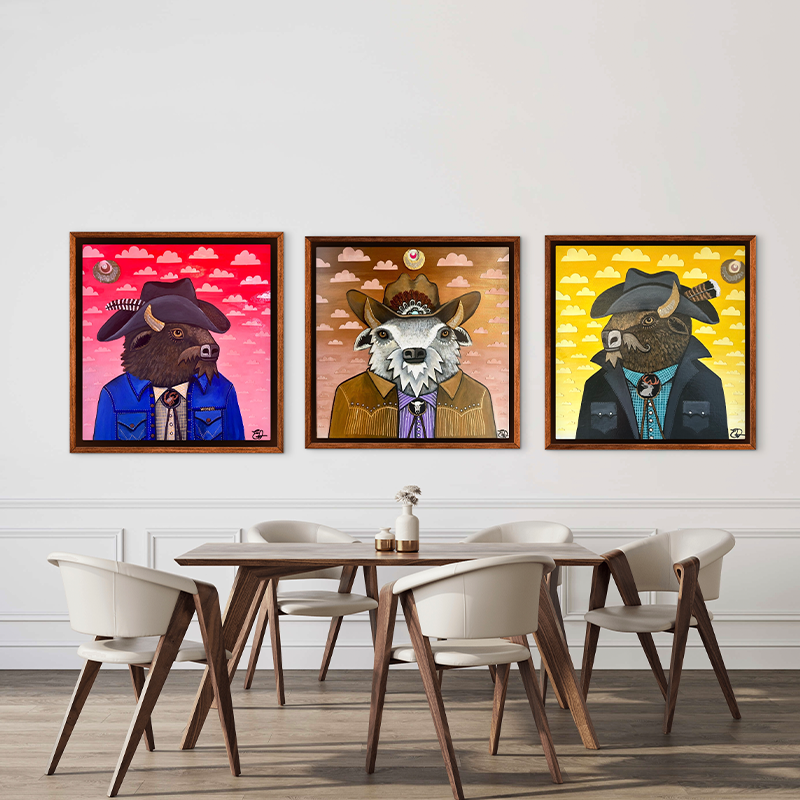 "Buffalo Bolo" Full Set Print on Canvas