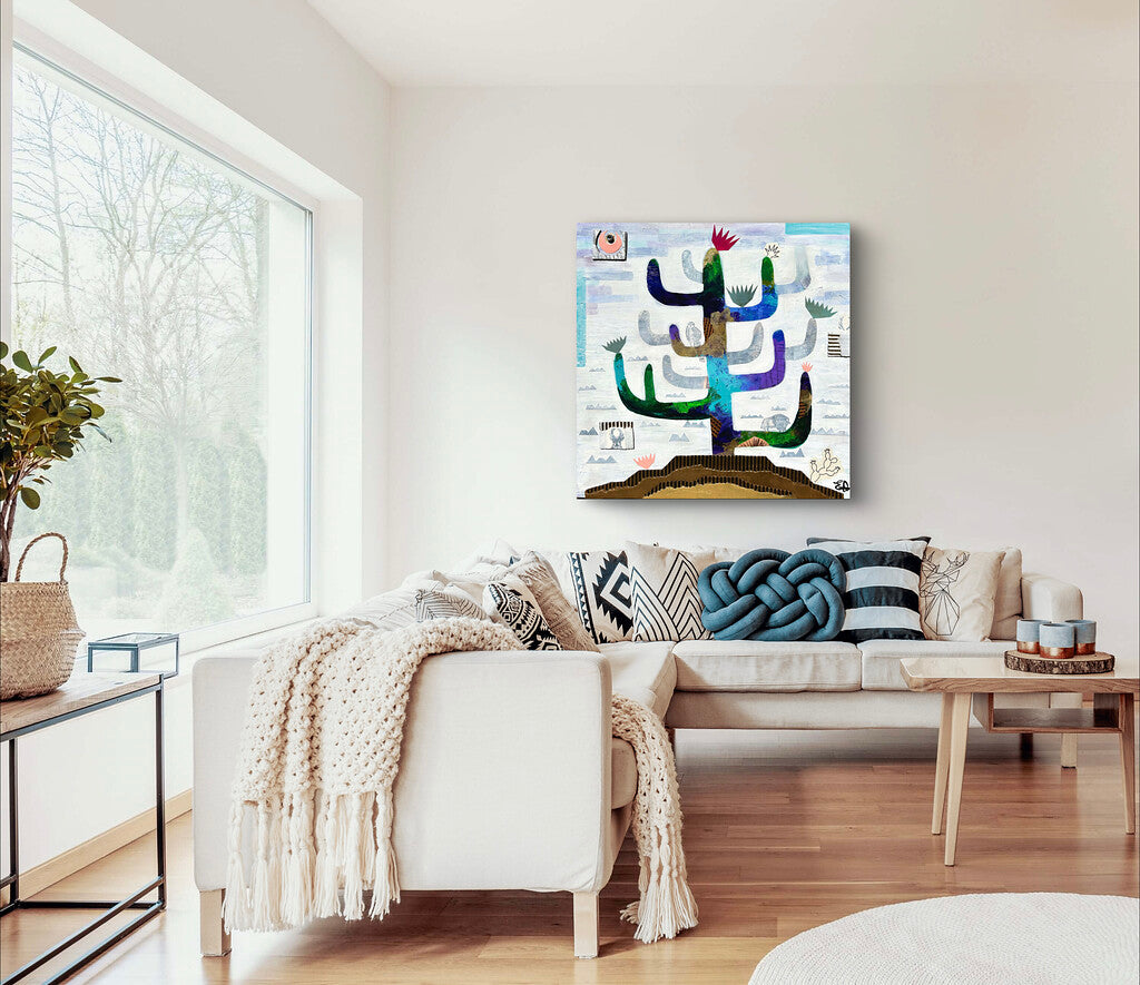 "Cacatae II" Print on Canvas