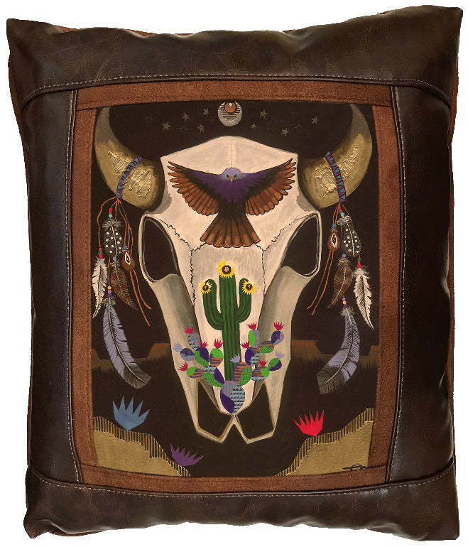 "Conquest of the Thunderbird" Pillow 17 x 15