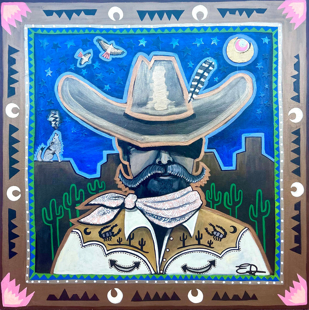 "Cosmic Cowboy" Print on Paper