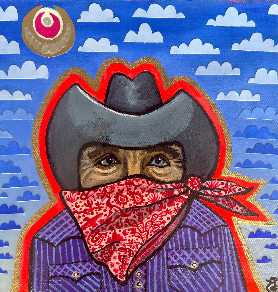 "Cowboy Bandit" Full Set Print on Canvas