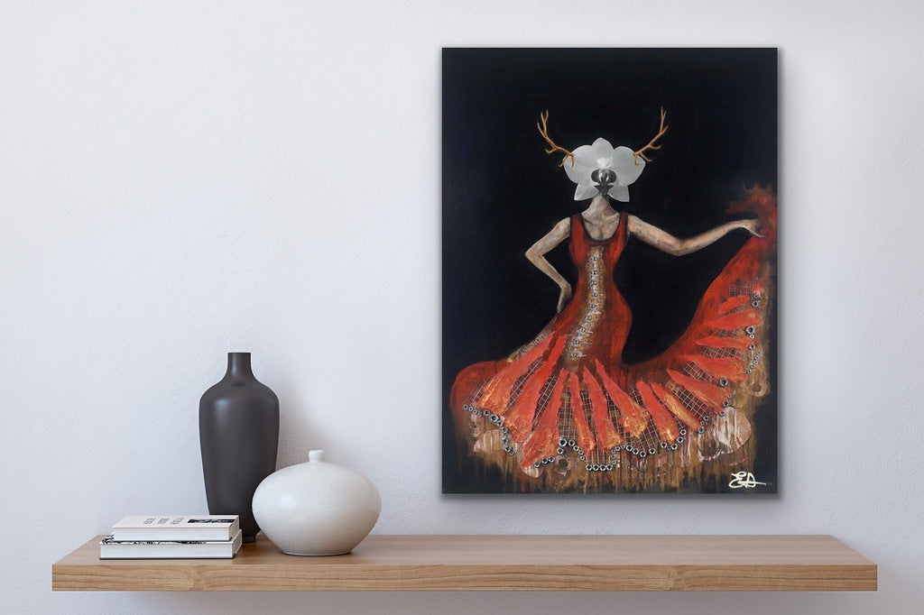 "Dancing Ava" Print on Canvas
