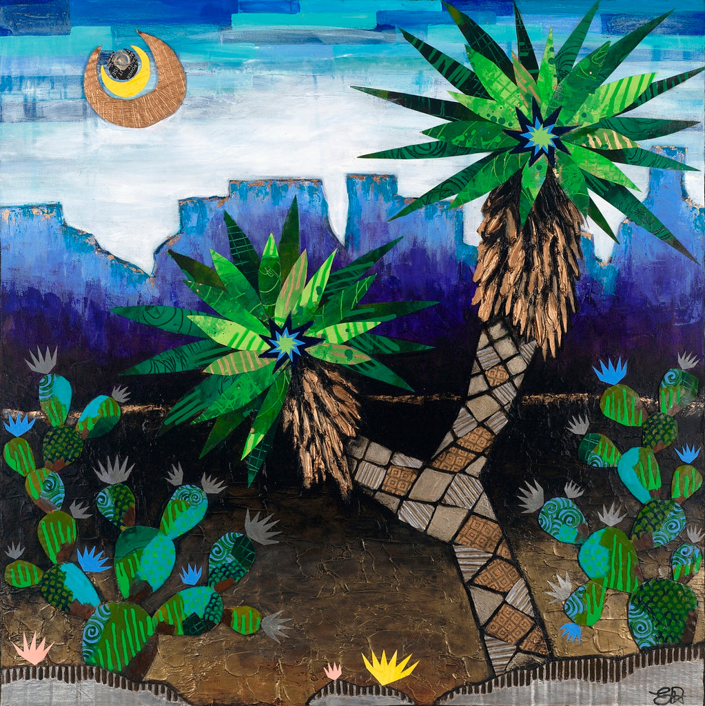 "Dancing Desert" Print on Paper