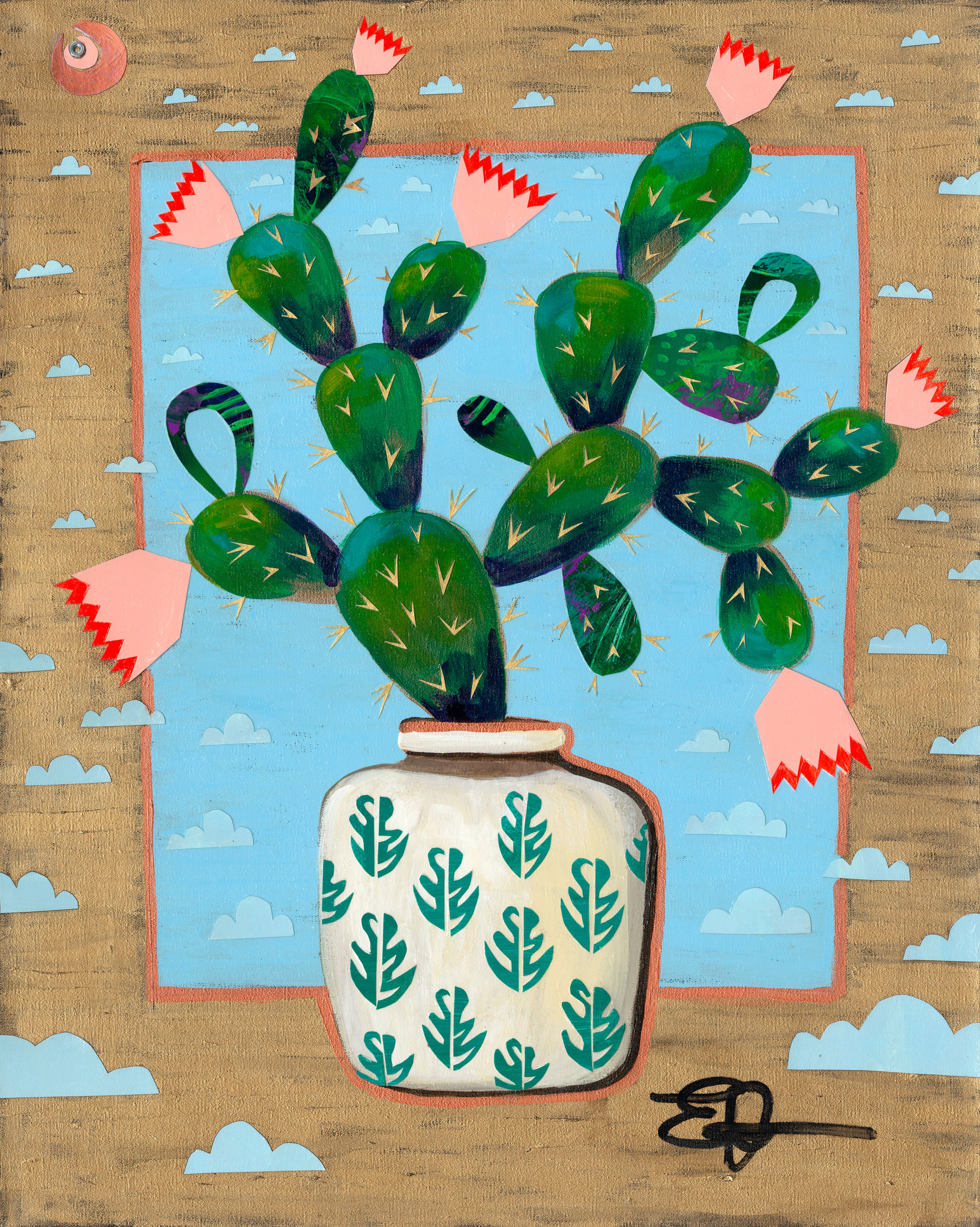 "Desert Bloom" Print on Paper