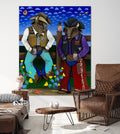 "Dos Hombres" Print on Canvas