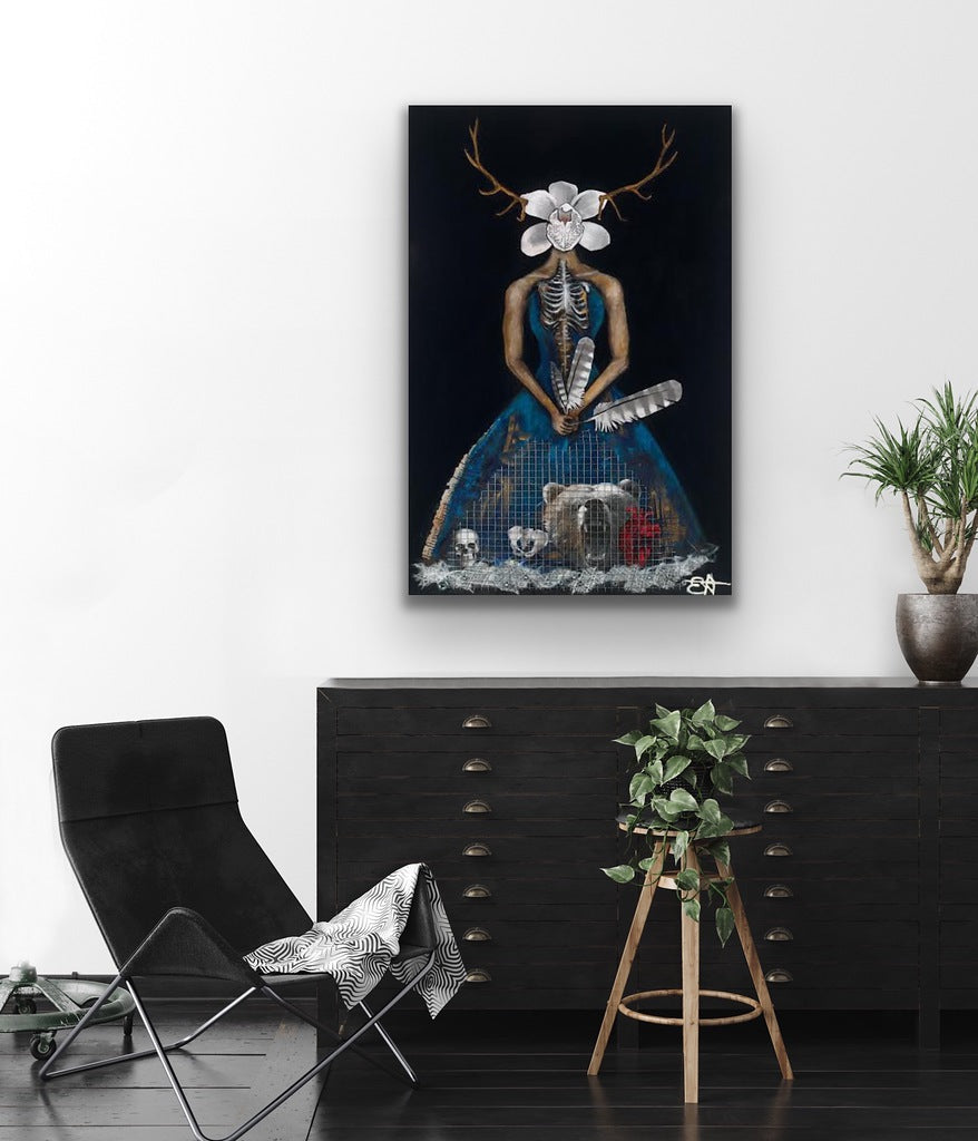 "Future Warrior" Print on Canvas