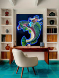 "Gone Fishing" Print on Canvas