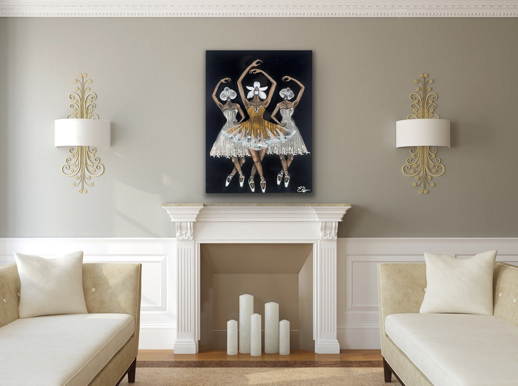 "Heavy Feet" Print on Canvas