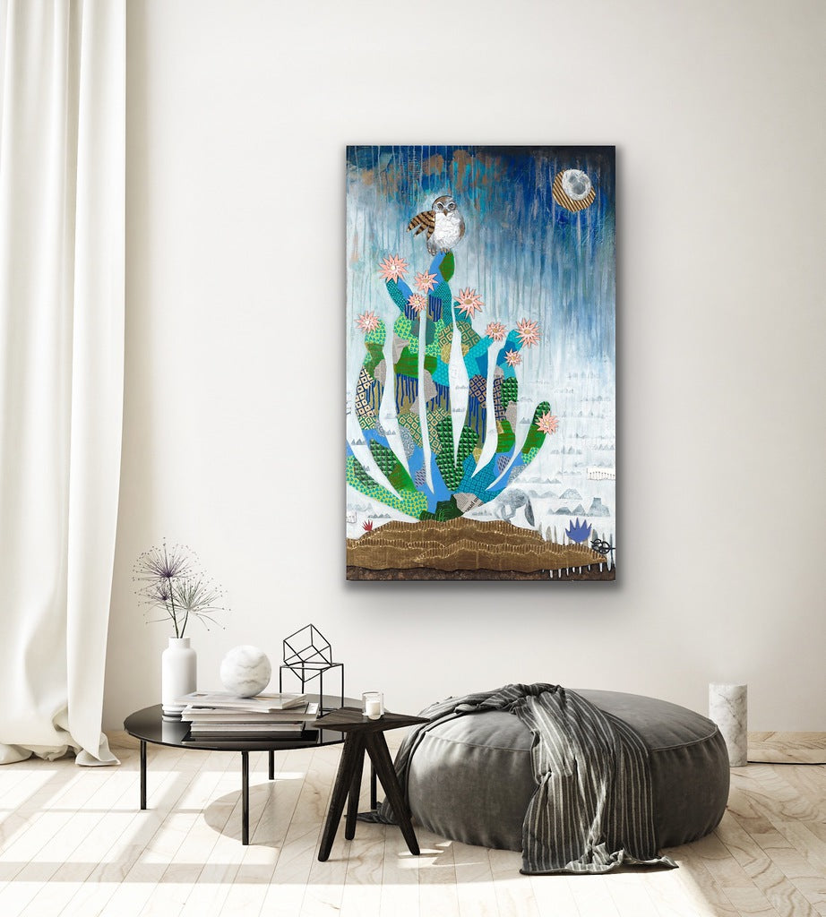 "High Moon" Print on Canvas