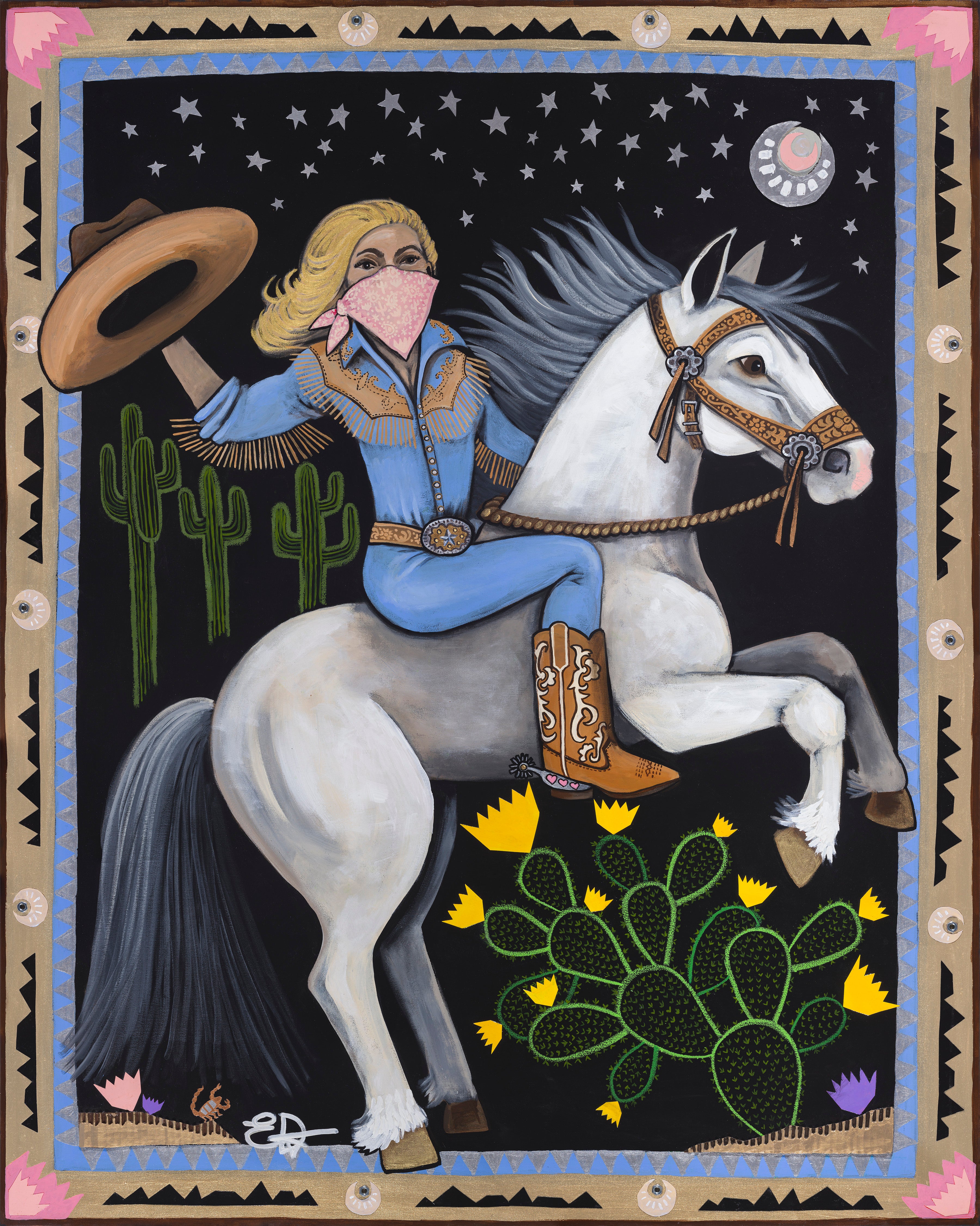 "Hold Your Horses" Print on Paper