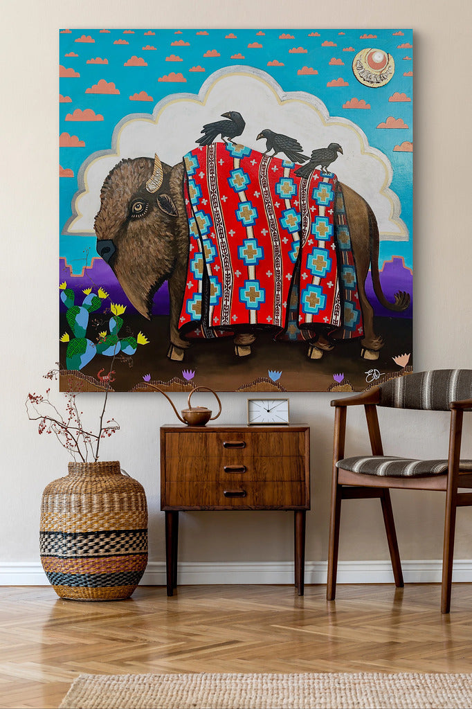 "Home on the Range" Print on Canvas