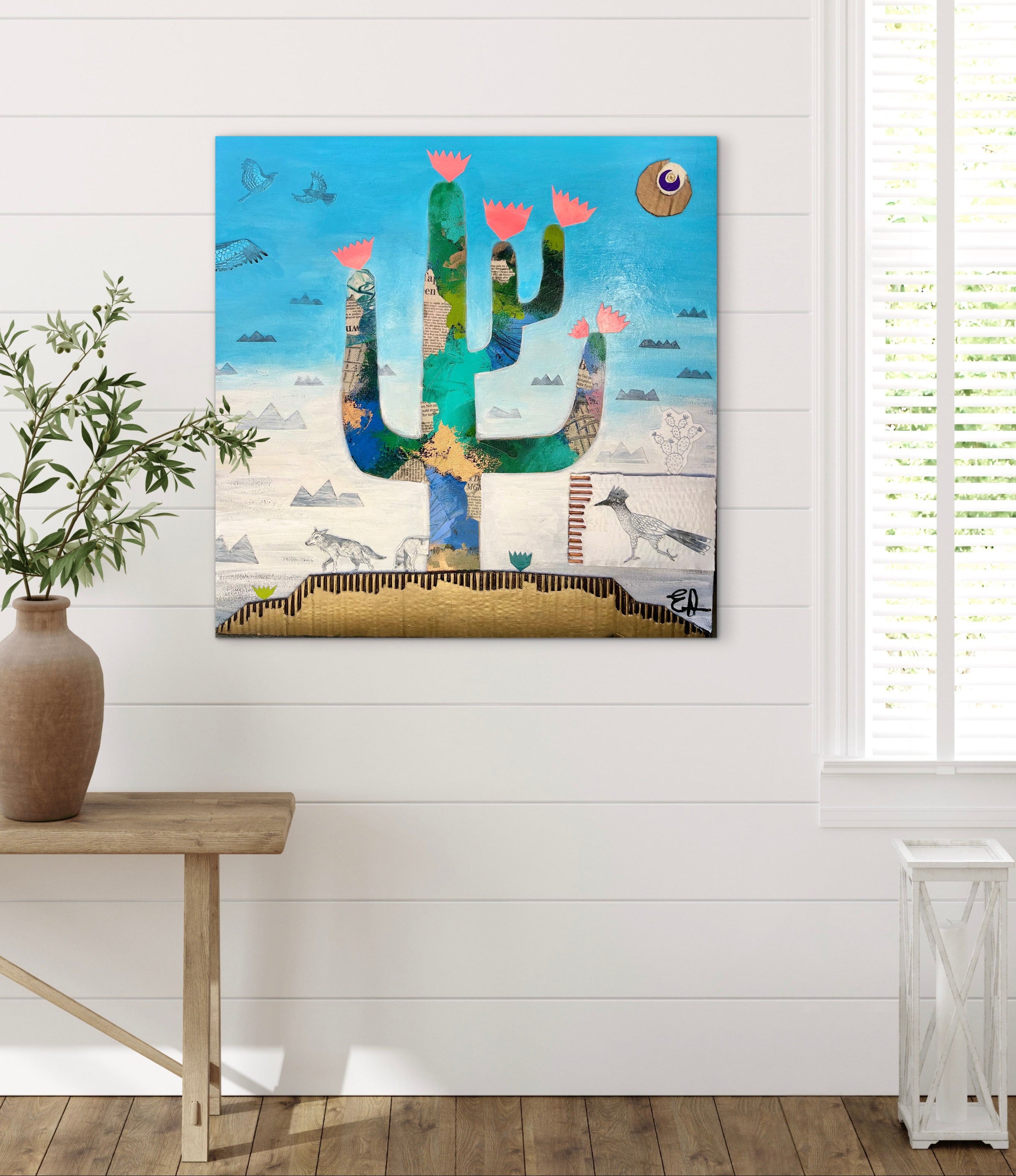 "Lone Desert" Full Set Print on Canvas