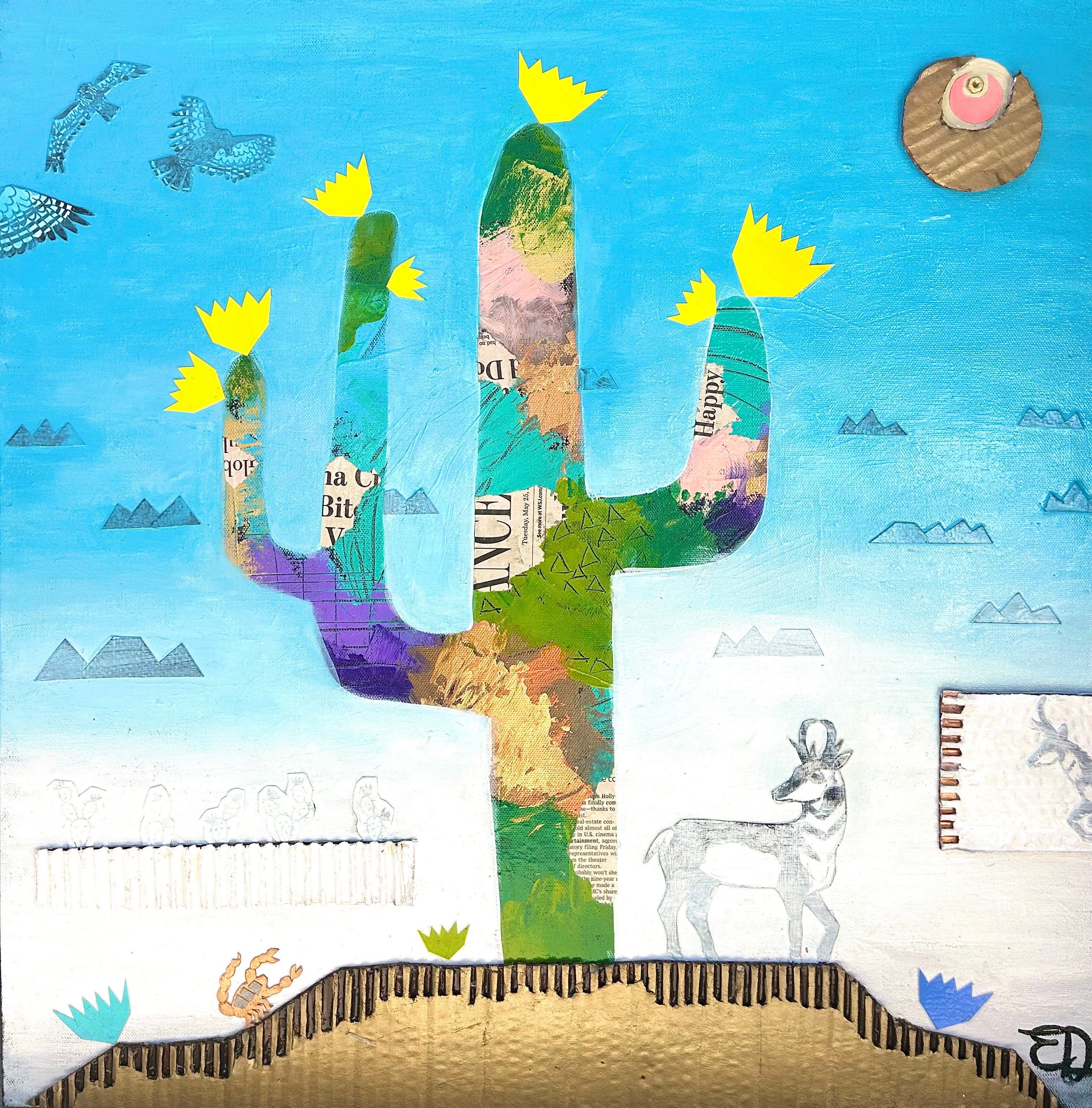 "Lone Desert 2" Print on Paper