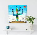 "Lone Desert 3" Print on Canvas