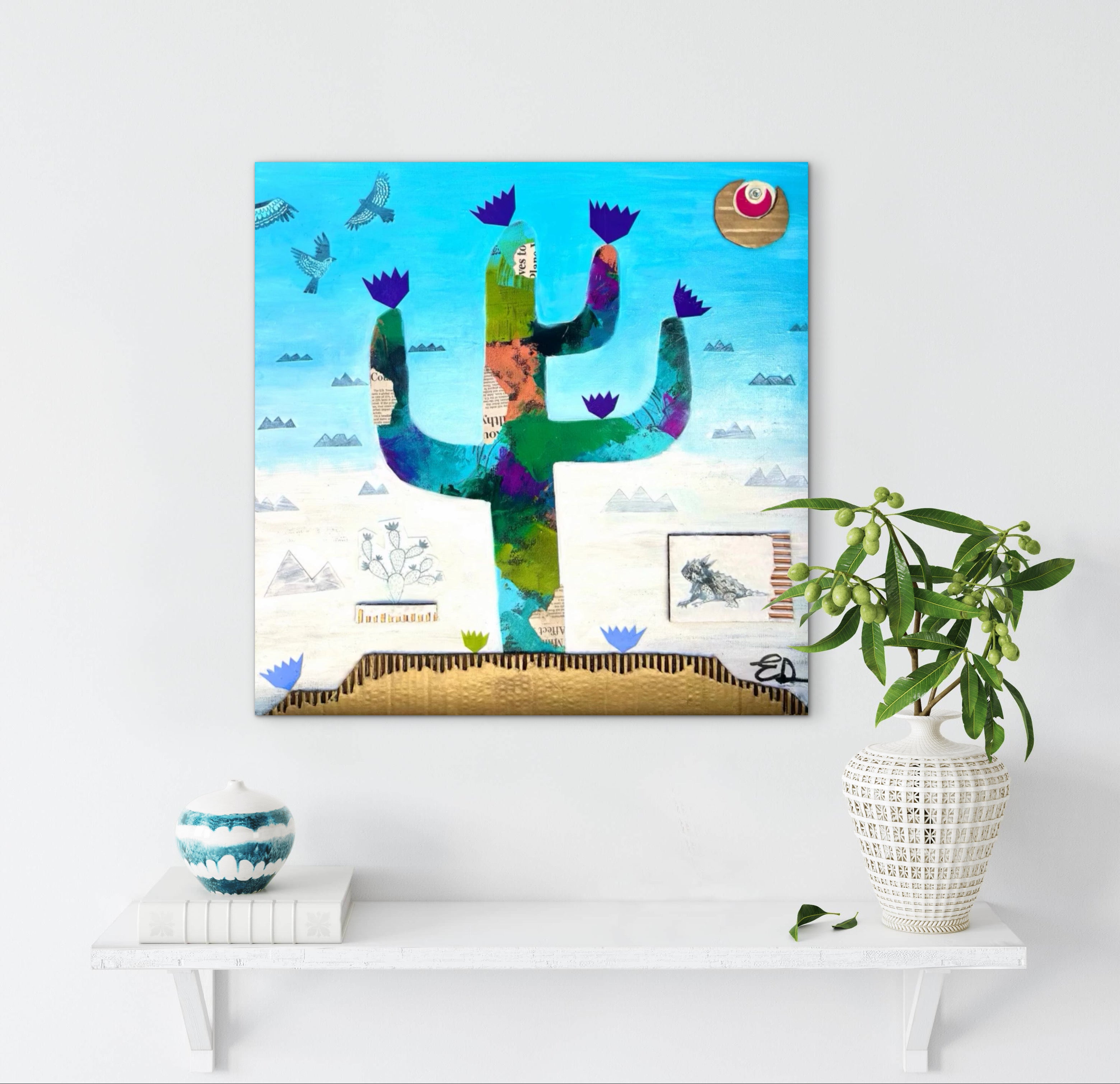 "Lone Desert" Full Set Print on Canvas