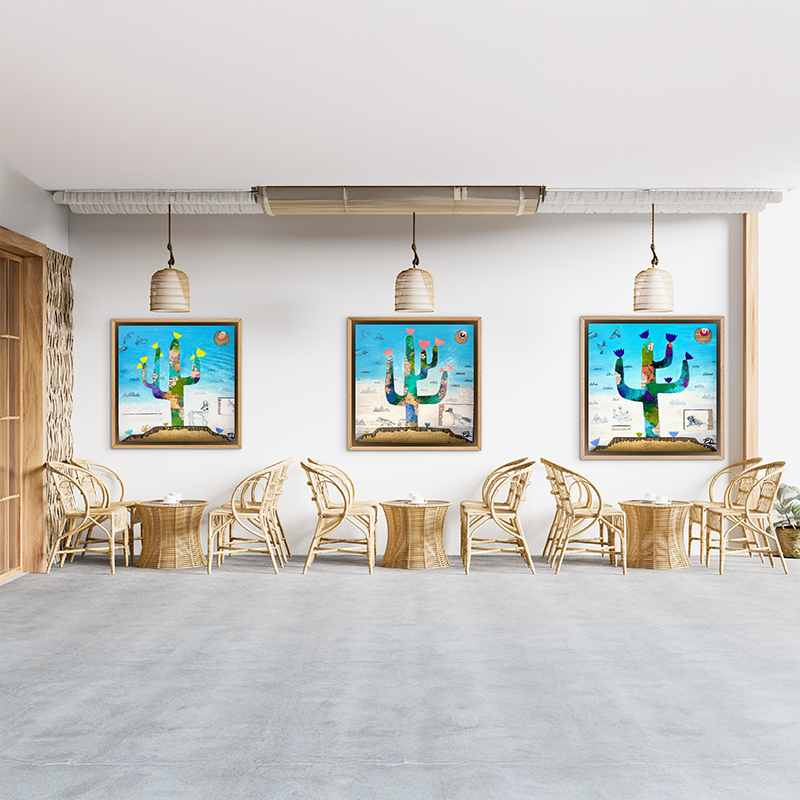 "Lone Desert" Full Set Print on Canvas