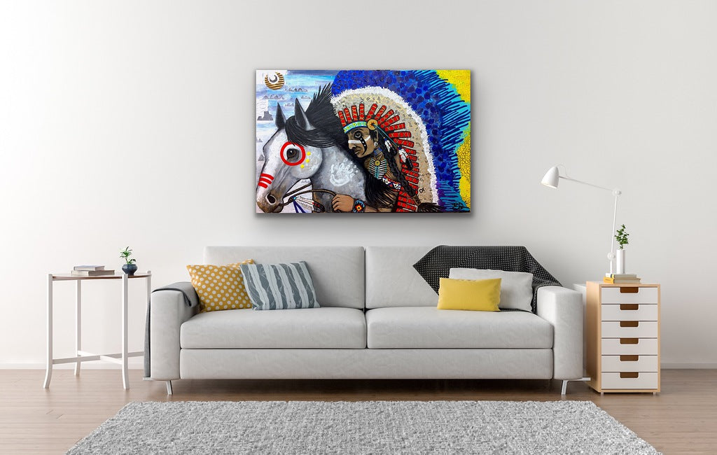 "Lost Highway" Print on Canvas