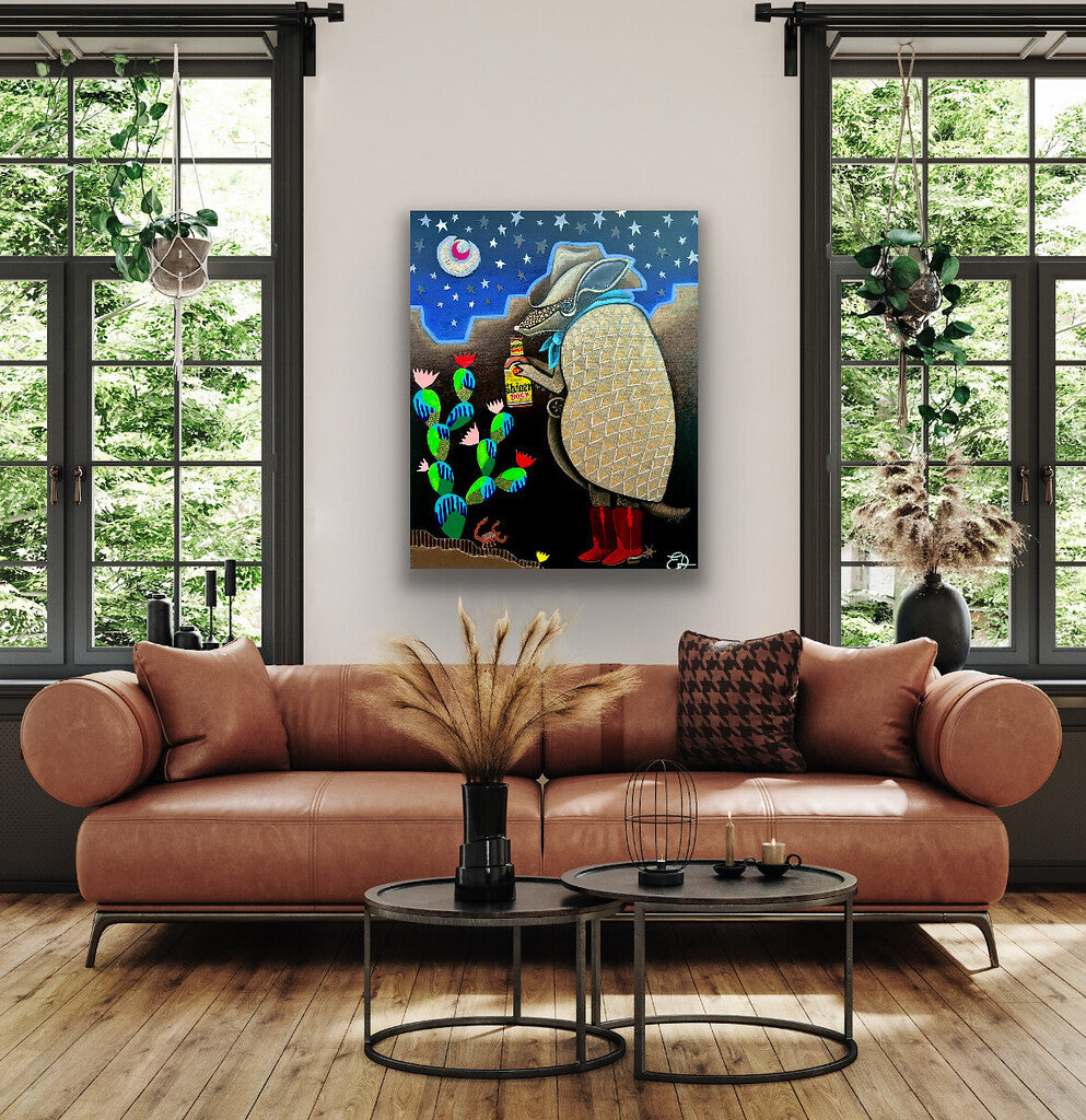 "Moon Shiner" Canvas Print