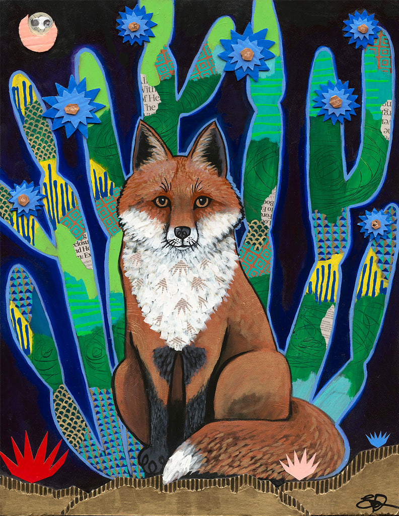"Mr Fox" Print on Paper