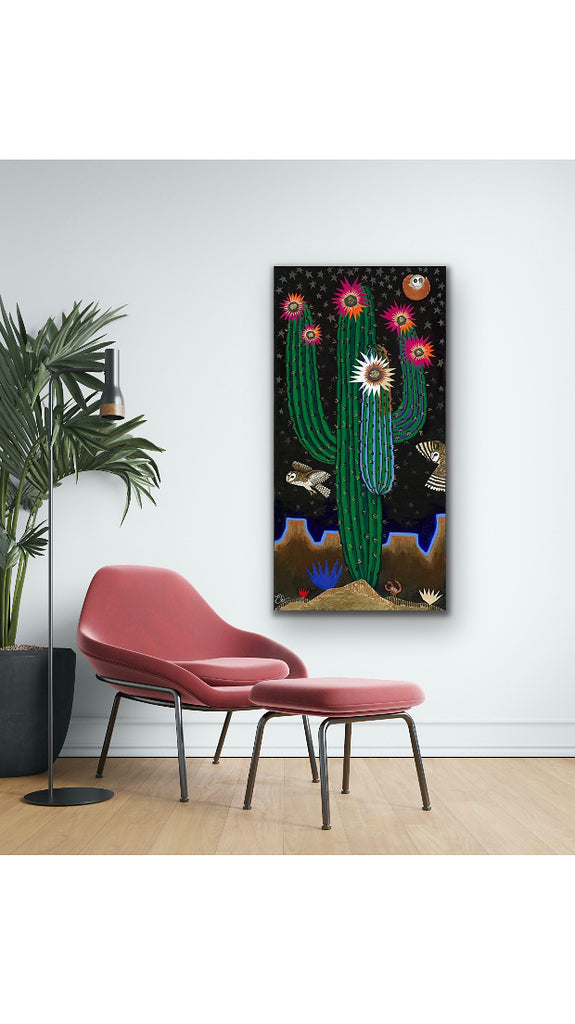 "Night Hunt" Print on Canvas