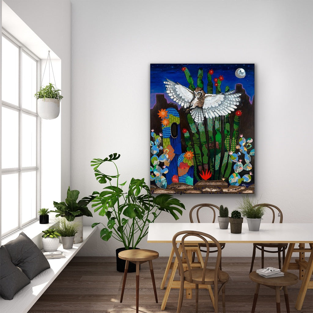 "Night Messenger" Print on Canvas