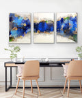"Oceans Triptych" Print on Canvas