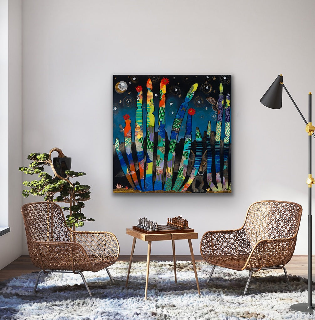 "Painted Ruins" Print on Canvas
