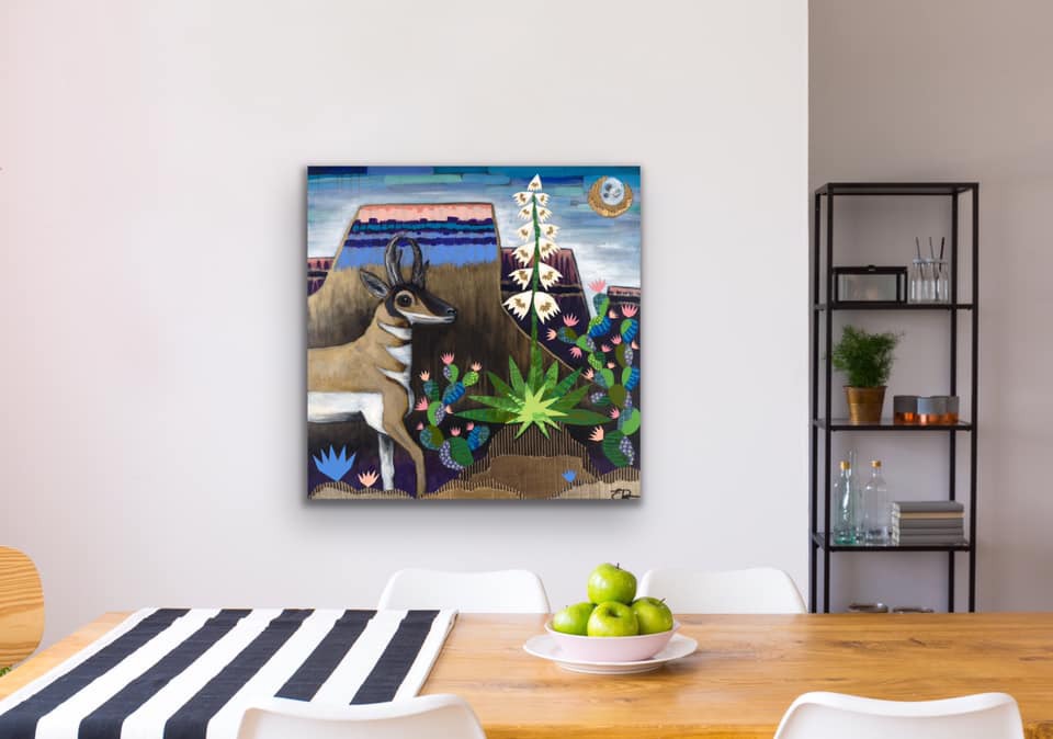 "Pronghorn Canyon" Print on Canvas