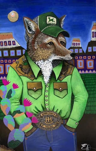 "Red Dog" Print on Paper