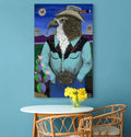 "Red Tailed Wrangler" Print on Canvas