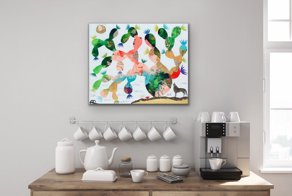 "Rosa Vita" Print on Canvas