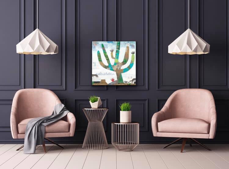 "Shapeshifter" Full Set Print on Canvas