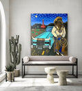"Snake Charmer" Print on Canvas