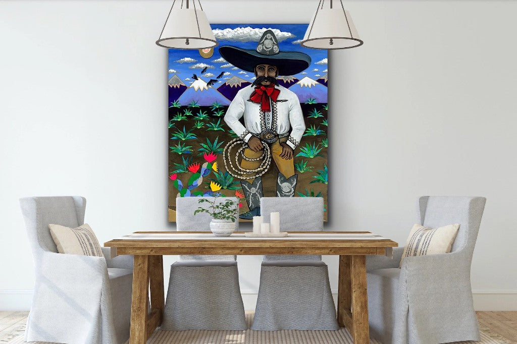 "Tequila Vaquero" Print on Canvas
