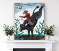 "Texas Two-Step" Print on Canvas