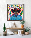 "Texas Fence Post" Print on Canvas