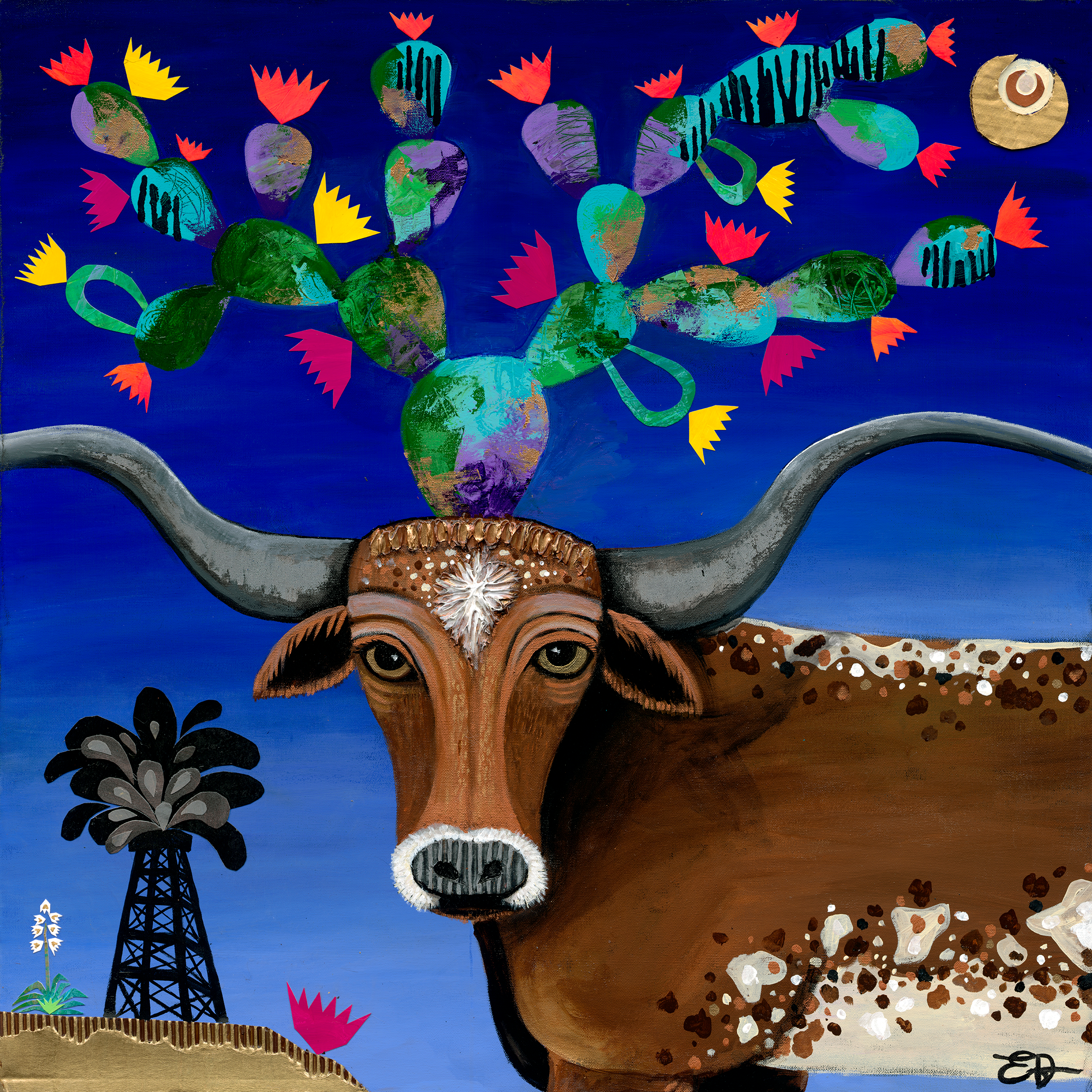 "Texas Tea" Print on Paper
