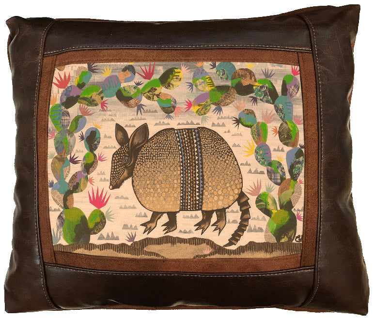 The "Armadillo by Morning" Pillow ‐ 15 x 17