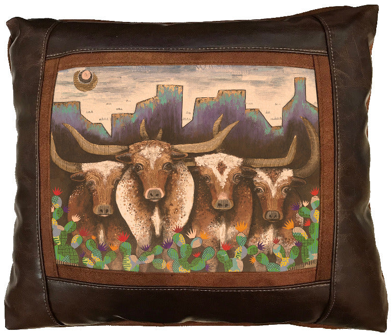 The "Cattle Call" Pillow ‐ 15 x 17
