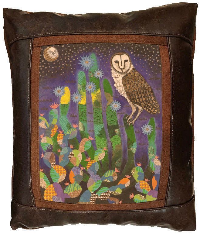 The "Desert Night Watchman" Pillow ‐ 17 x 15