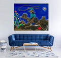 "The Early Bird Gets the Worm" Print on Canvas