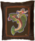 The "Gone Fishin'" Pillow ‐ 17 x 15
