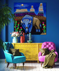 "The Lone Tatanka" Print on Canvas