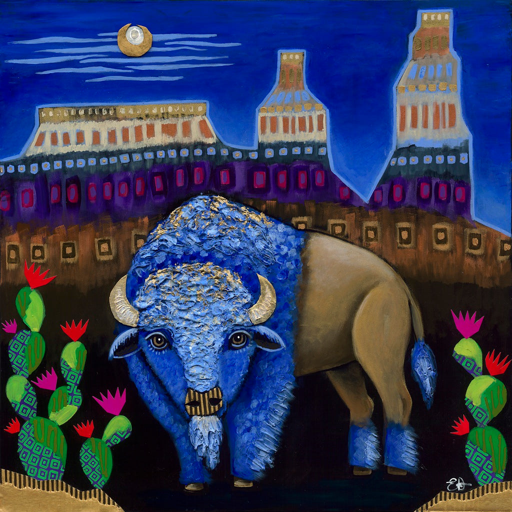 "The Lone Tatanka" Print on Paper