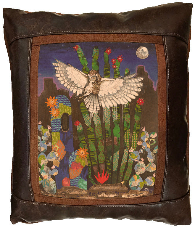 The "Night Messenger" Pillow ‐ 17 x 15