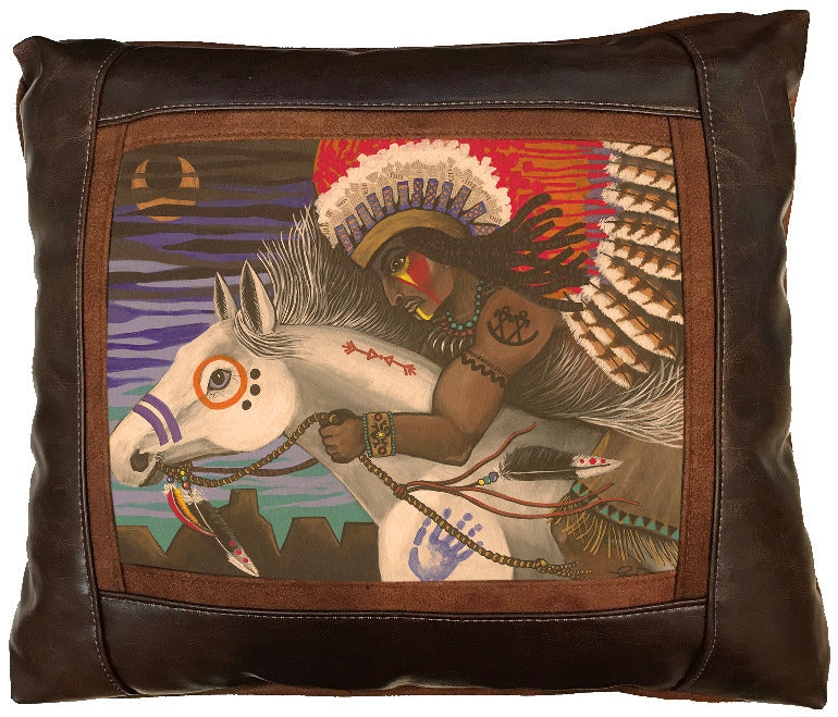 The "Wisdom Warrior" Pillow ‐ 15 x 17