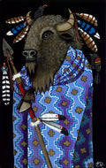 "Tribal Council: Bison" Print on Paper