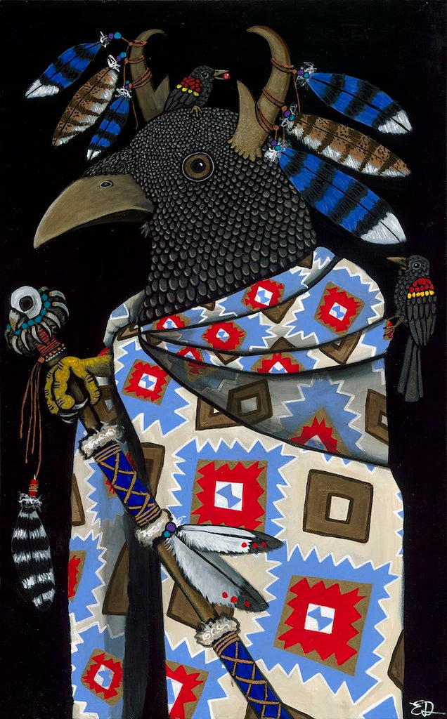 "Tribal Council: Crow" Print on Paper
